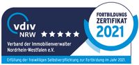 211005 VDIV NRW Fortbildungszertifikat_Siegel 2021